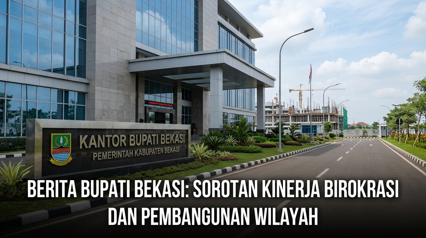 Berita Bupati Bekasi Sorotan Kinerja Birokrasi dan Pembangunan Wilayah