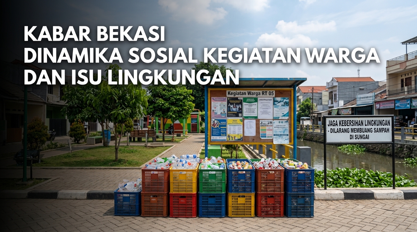 Kabar Bekasi Dinamika Sosial Kegiatan Warga dan Isu Lingkungan